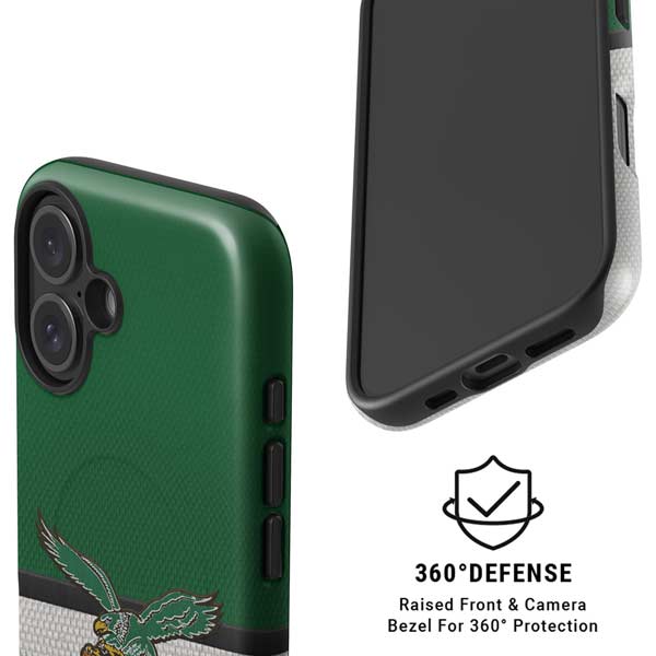NFL Philadelphia Eagles Vintage iPhone 16 Magsafe Impact Case