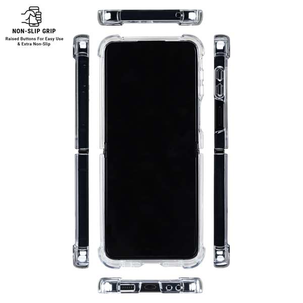 NHL Philadelphia Flyers Alternate Jersey Galaxy Z Flip7 Clear Case