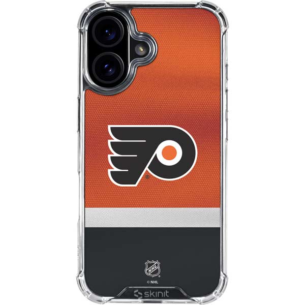 NHL Philadelphia Flyers Alternate Jersey iPhone 17 Clear Case