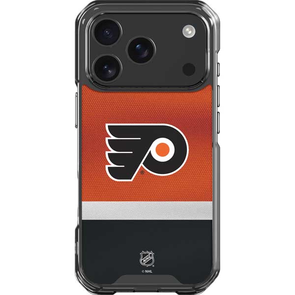 NHL Philadelphia Flyers Alternate Jersey iPhone 17 Pro Clear Case