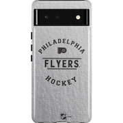 NHL Philadelphia Flyers Black Text Pixel Cases