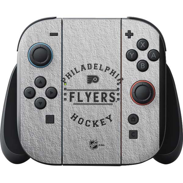 NHL Philadelphia Flyers Black Text Nintendo Switch 2 (2025) with Joy-Con Skin
