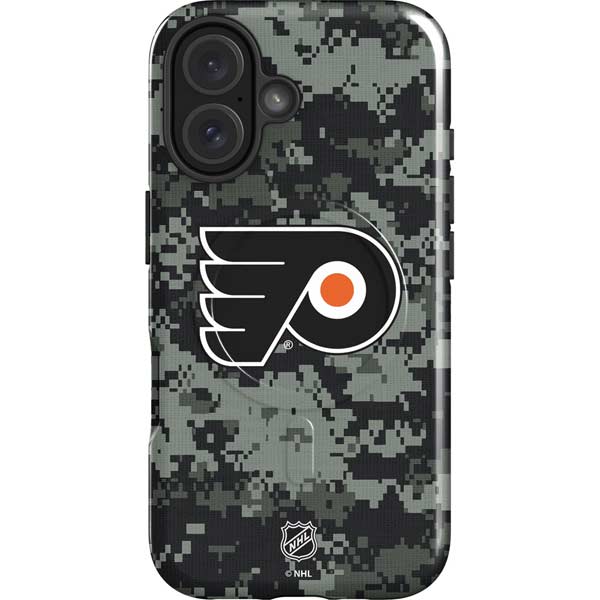 NHL Philadelphia Flyers Camo iPhone 16 Plus Magsafe Impact Case