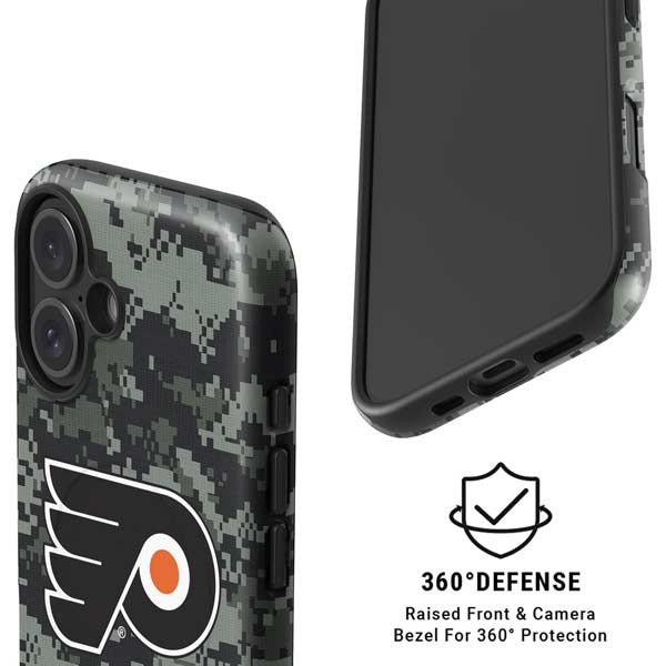NHL Philadelphia Flyers Camo iPhone 16 Plus Magsafe Impact Case