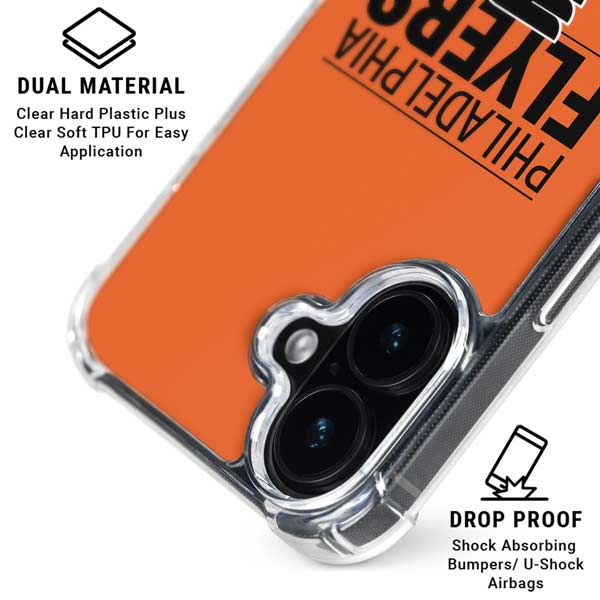NHL Philadelphia Flyers Lineup iPhone 17 Clear Case