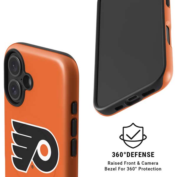 NHL Philadelphia Flyers Logo iPhone 16 Magsafe Impact Case