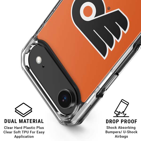 NHL Philadelphia Flyers Logo iPhone 17 Air Clear Case