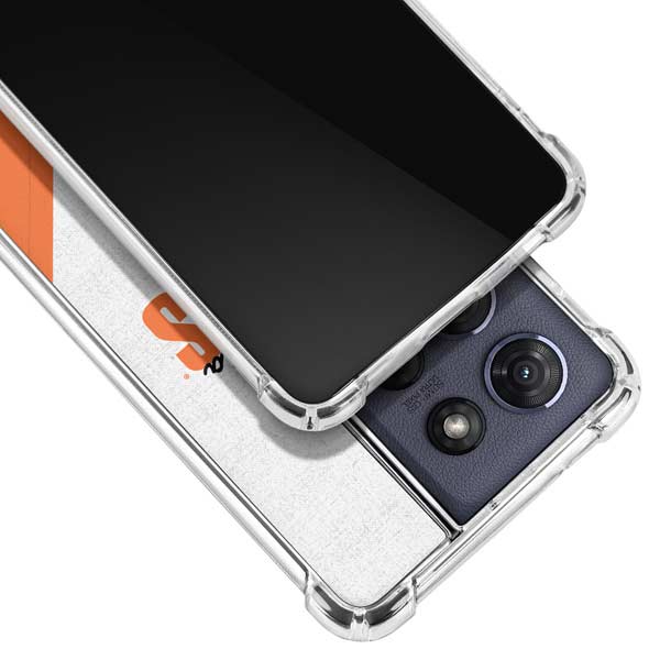 NHL Philadelphia Flyers Script Moto G 5G (2025) Clear Case
