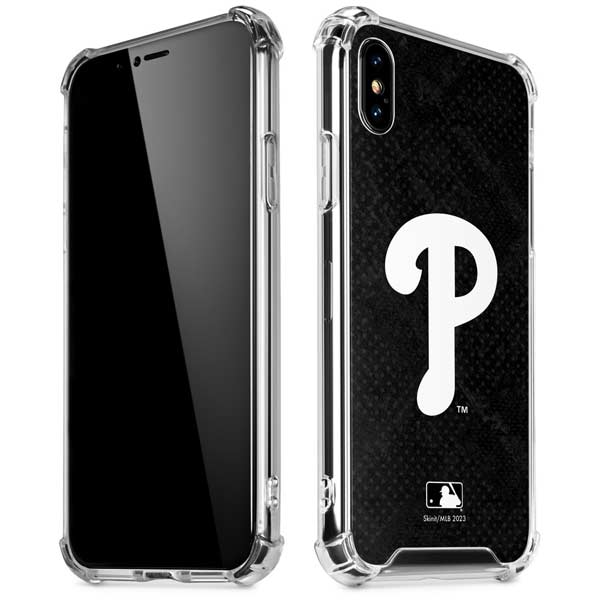 MLB Philadelphia Phillies Dark Wash iPhone X/XS Clear Case