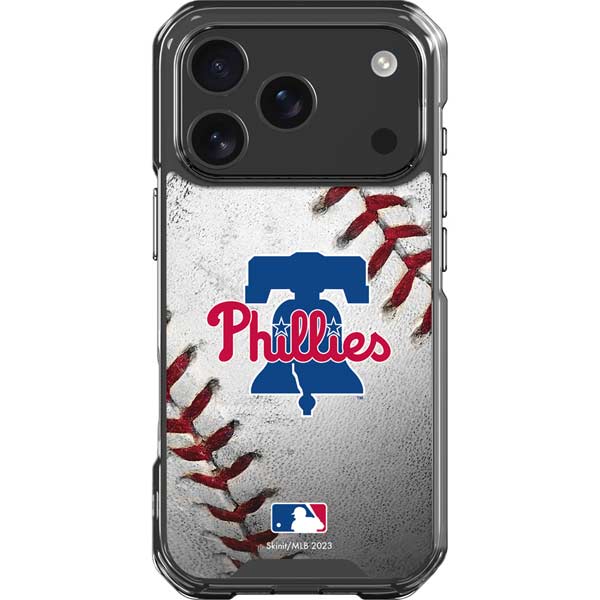 MLB Philadelphia Phillies Game Ball iPhone 17 Pro Clear Case