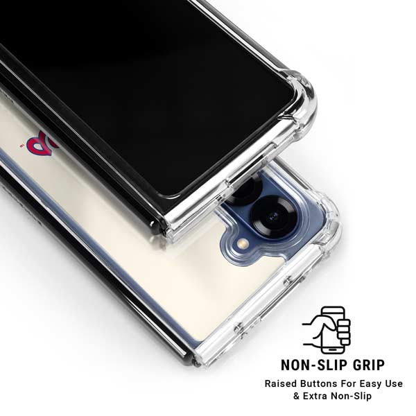 MLB Philadelphia Phillies Road Jersey Galaxy Z Fold7 Clear Case