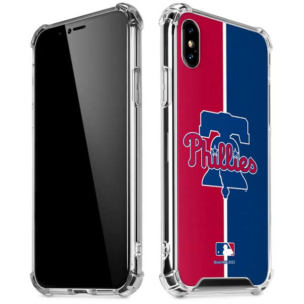 MLB Philadelphia Phillies Split iPhone X/XS Clear Case