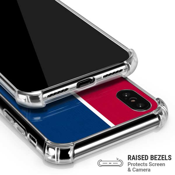 MLB Philadelphia Phillies Split iPhone X/XS Clear Case