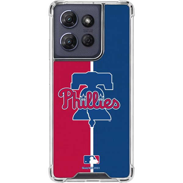 MLB Philadelphia Phillies Split Moto G 5G (2025) Clear Case