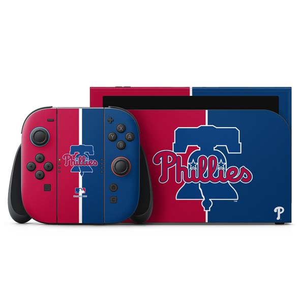 MLB Philadelphia Phillies Split Nintendo Switch 2 (2025) with Joy-Con Skin