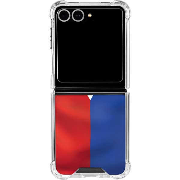 Philippines Flag Galaxy Z Flip7 Clear Case