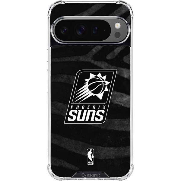 NBA Phoenix Suns Black Animal Print Google Pixel 10 Pro XL Clear Case