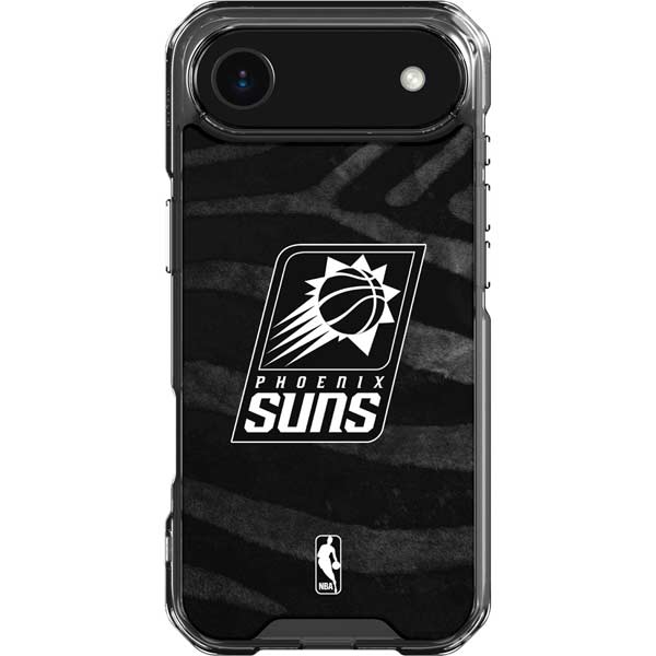 NBA Phoenix Suns Black Animal Print iPhone 17 Air Clear Case