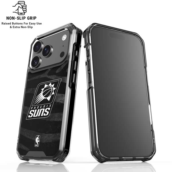 NBA Phoenix Suns Black Animal Print iPhone 17 Pro MagSafe Case