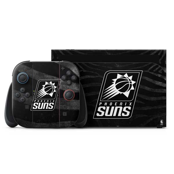 NBA Phoenix Suns Black Animal Print Nintendo Switch 2 (2025) with Joy-Con Skin