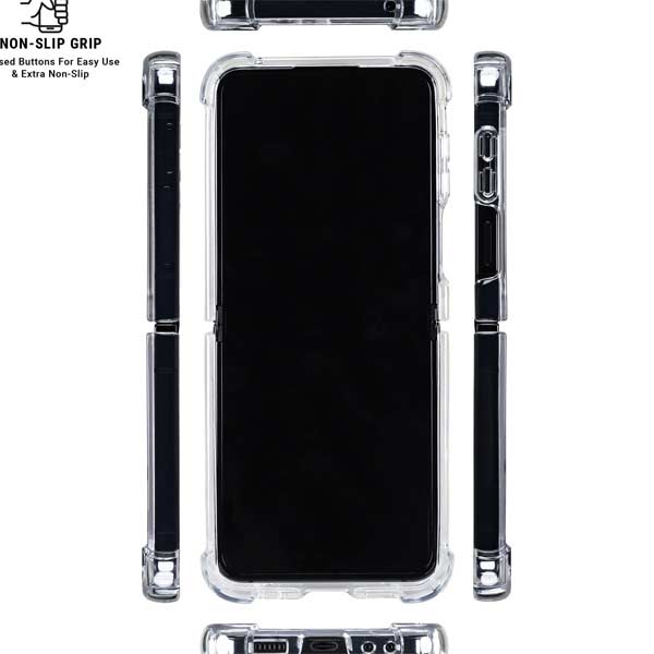 NBA Phoenix Suns Canvas Galaxy Z Flip7 Clear Case