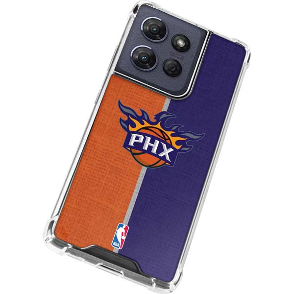 NBA Phoenix Suns Canvas Moto G 5G (2025) Clear Case