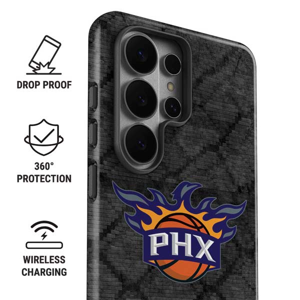 NBA Phoenix Suns Dark Rust Galaxy S26 Ultra Impact Case