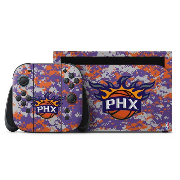 NBA Phoenix Suns Digi Camo Nintendo Switch 2 (2025) with Joy-Con Skin