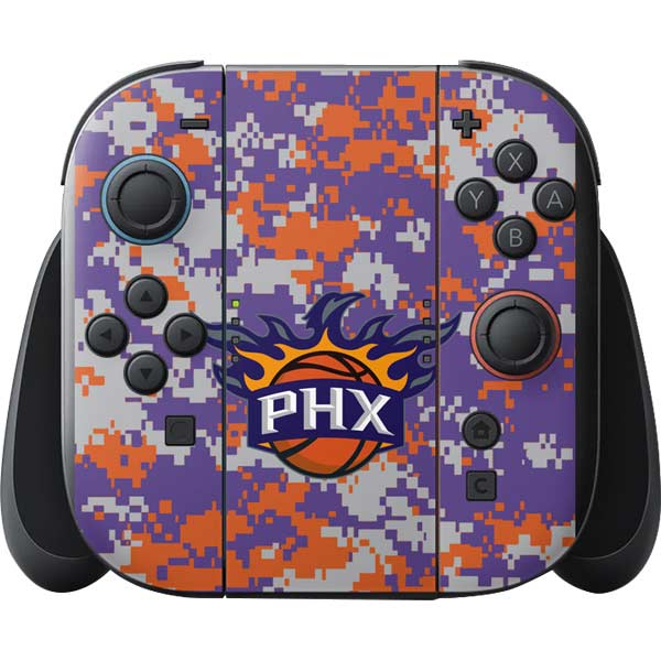 NBA Phoenix Suns Digi Camo Nintendo Switch 2 (2025) with Joy-Con Skin
