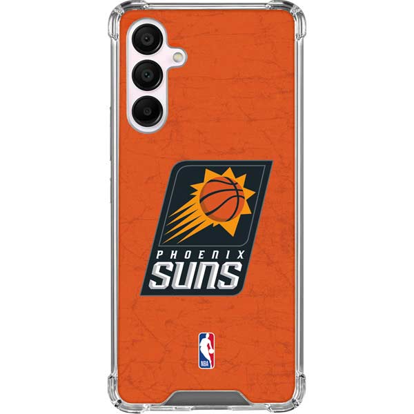 NBA Phoenix Suns Distressed Galaxy A16 5G Clear Case