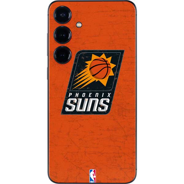 NBA Phoenix Suns Distressed Galaxy S25 Skin