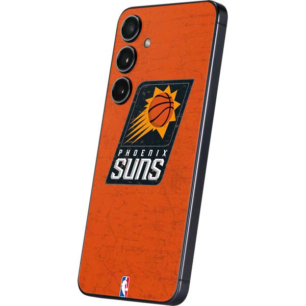 NBA Phoenix Suns Distressed Galaxy S25 Skin