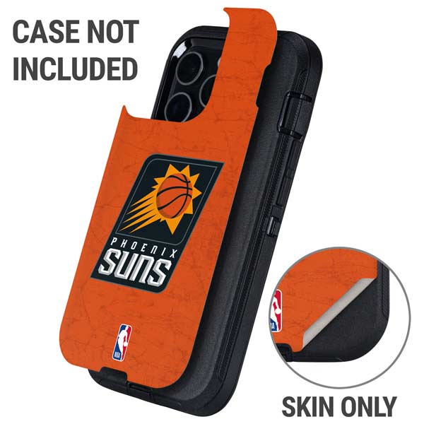 NBA Phoenix Suns Distressed Otterbox Defender iPhone Skin