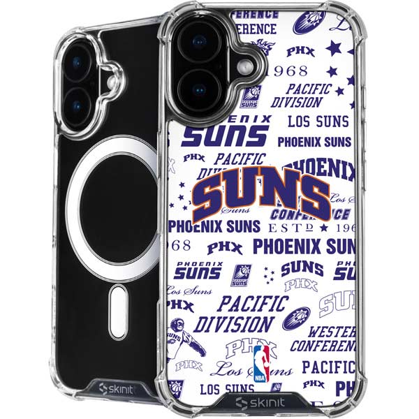 NBA Phoenix Suns Historic Blast iPhone 16 Plus MagSafe Case Skinit