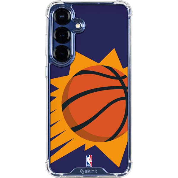 NBA Phoenix Suns Large Logo Galaxy S25 FE Clear Case