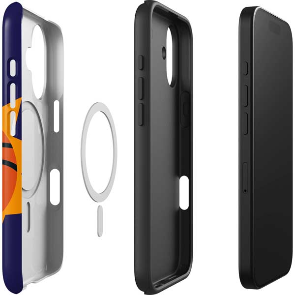 NBA Phoenix Suns Large Logo iPhone 17 Magsafe Impact Case
