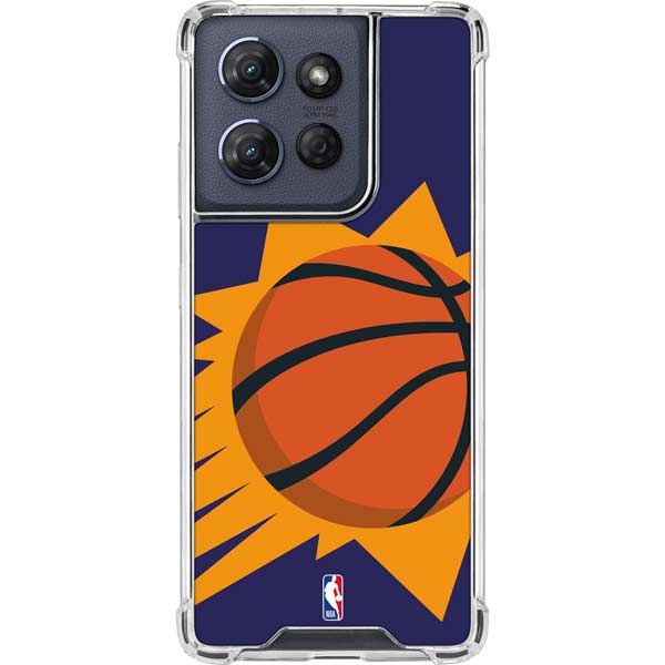NBA Phoenix Suns Large Logo Moto G Play 5G (2025) Clear Case
