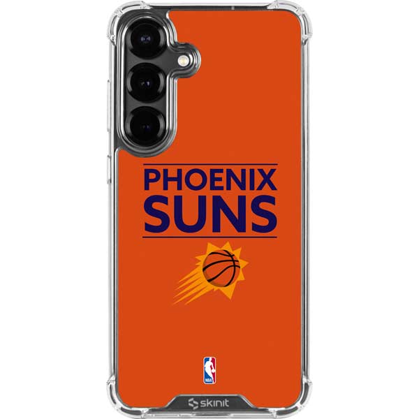 NBA Phoenix Suns Standard - Orange Galaxy S26 Clear Case