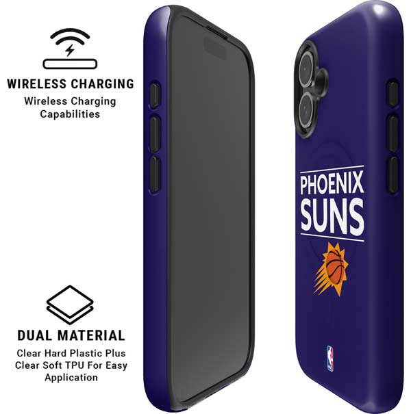 NBA Phoenix Suns Standard - Purple iPhone 16 Magsafe Impact Case