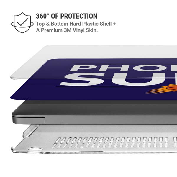 NBA Phoenix Suns Standard - Purple MacBook Pro 14in (2021-24) Case plus Skin