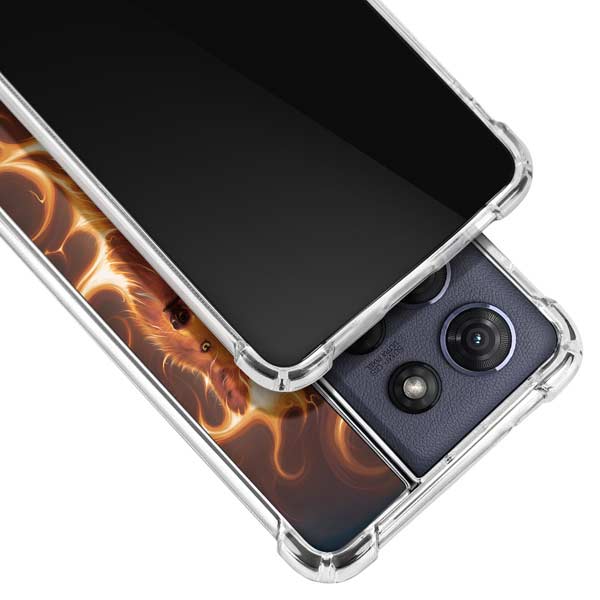 Phoenix Wolf by Vincent Hie Moto G Power 5G (2025) Clear Case