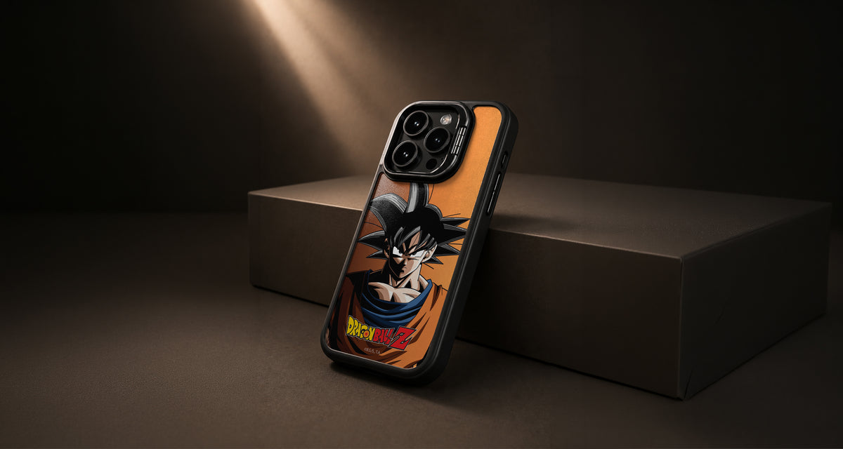 A custom dragonball Z iPhone case