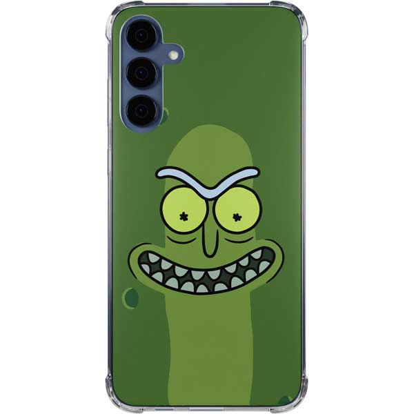 Adult Swim Rick and Morty Pickle Rick Galaxy A35 5G Clear Case