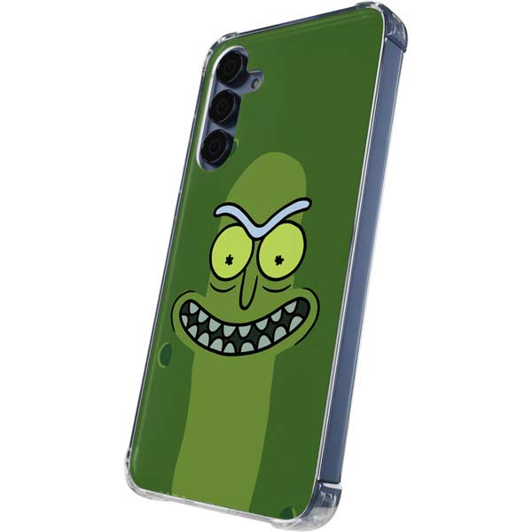Adult Swim Rick and Morty Pickle Rick Galaxy A35 5G Clear Case