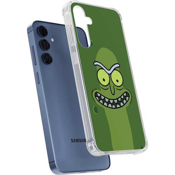 Adult Swim Rick and Morty Pickle Rick Galaxy A35 5G Clear Case