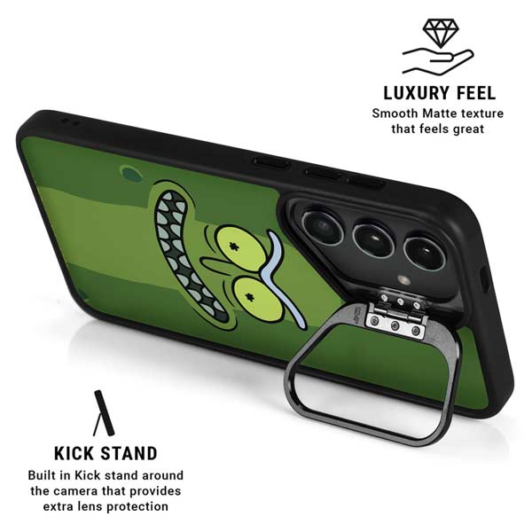 Adult Swim Rick and Morty Pickle Rick Galaxy S25 Plus Kickstand Case