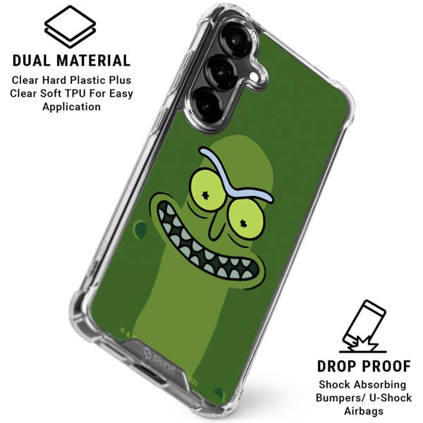 Adult Swim Rick and Morty Pickle Rick Galaxy S26 Plus Clear Case