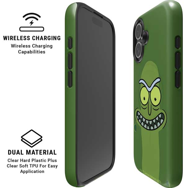 Adult Swim Rick and Morty Pickle Rick iPhone 16 Magsafe Impact Case