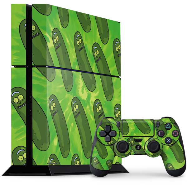 PlayStation PS4 Skins | Adult Swim Rick and Morty Pickle Rick Pattern ...