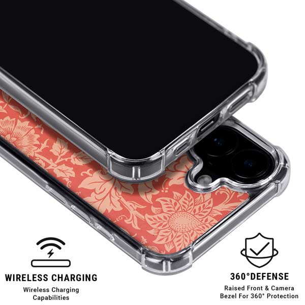 Pink & Rose by William Morris iPhone 17 MagSafe Case